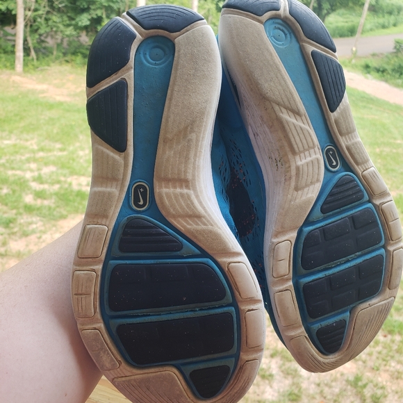 Make Offer! Men's NIKE Lunarglide 5 Shoes SZ 9.5 - Picture 4 of 6